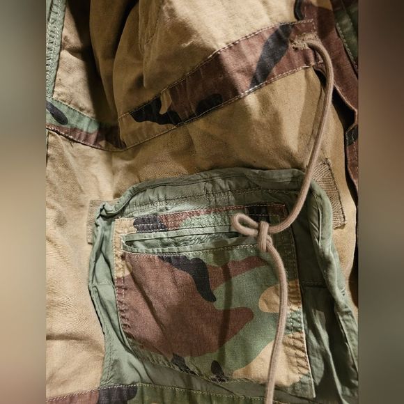 SOLD!! POLO RALPH LAUREN Camo Fatique Military Utility Jacket - Size XL - Picture 9 of 11